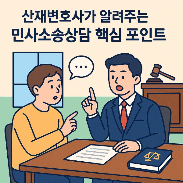 울산산재변호사, 민사소송상담